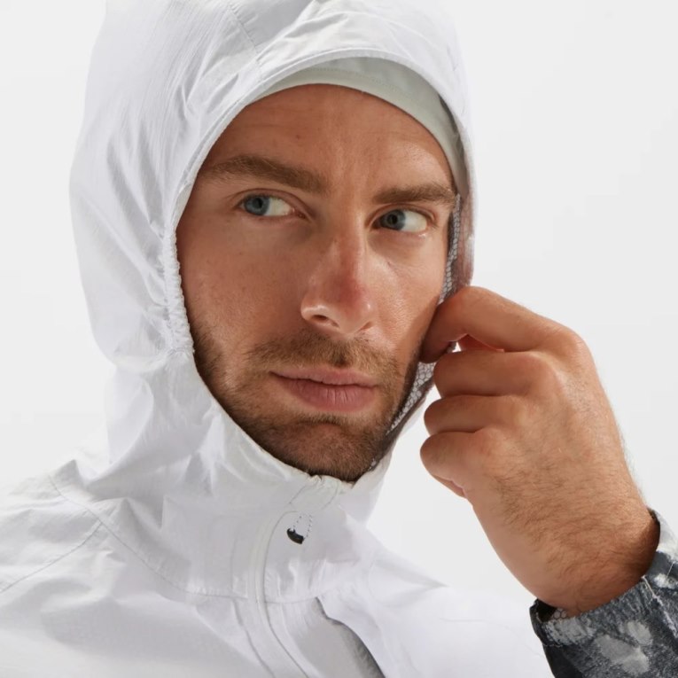 Salomon Bonatti Waterproof Men's Shell Jackets White | CA 13J98